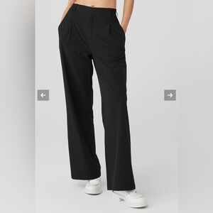 Alo Pursuit High Waist Trousers Black Size Medium